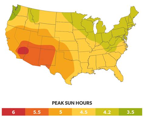 Sun Hours Map How Many Sun Hours Do You Get Unbound Solar