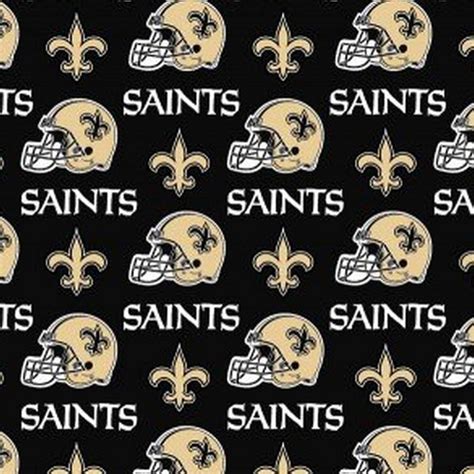 New Orleans Saints Cotton Print Sports Decor