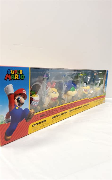 Product Super Mario Koopalings Figure Setincludes Bowser Jr Wendy Ludwig Iggy And Larry