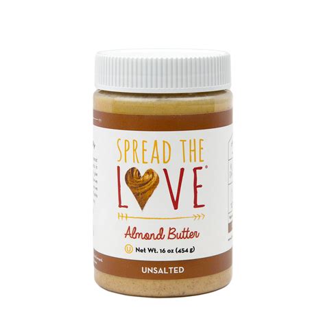 Spread The Love® Unsalted Almond Butter Spread The Love Foods
