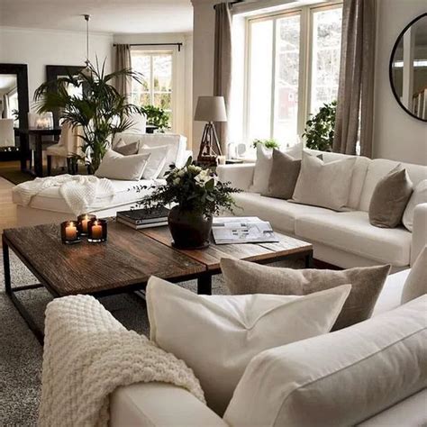 11 Neutral And Elegant Farmhouse Living Room Decor Ideas 4 With Images