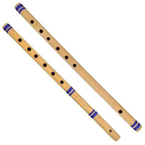 Shiv Traders Wooden Flute 14 Inch 6 Holes Authentic Indian Wood Bamboo