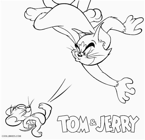 Imagenes De Tom Y Jerry Para Colorear Faciles P Ginas Imprimibles Sexiz Pix