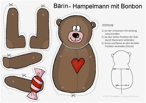 Drucken sie unsere bastelvorlage auf papier und schneiden die einzelnen teile aus. Hampelmann Basteln Vorlage Zum Ausdrucken Gut Hampelbären ...