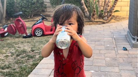 Carson and His Beloved Waterloo Sparkling Water (Not Sponsored LOL