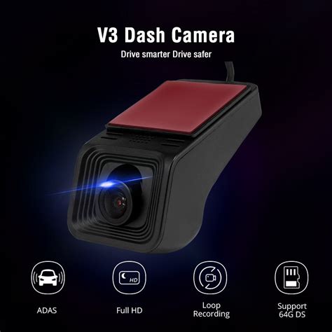 Ownicev3 Mini Adas Car Dvr Carmera Dash Cam Full Hd1080p Car Video