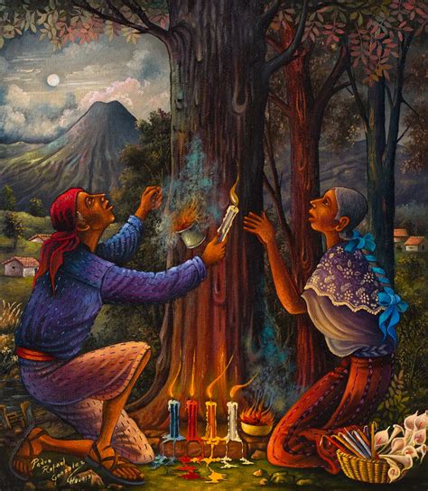 Maya Spirituality Indigenous Paintings 1957 2020 Valor A La Madre
