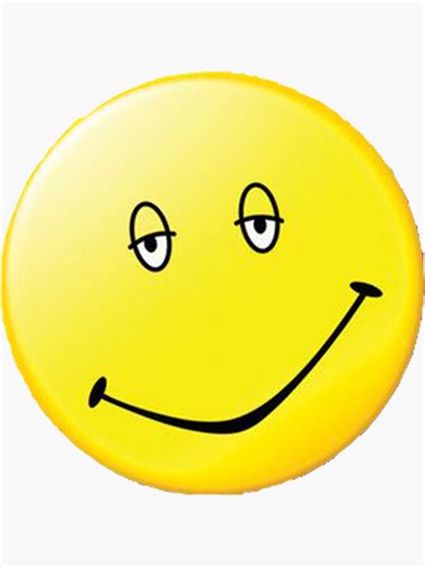 Dazed And Confused Smiley Face Sticker By Rkillmeyer315 Redbubble