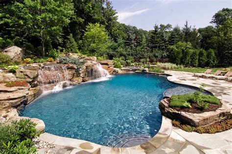 Luxury Inground Swimming Pool Design And Installation Bergen County Nj