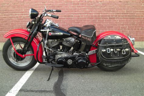 1948 Harley Davidson Custom Panhead Bobber Replica Motorcycle