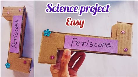 School Science Project Periscope Science Tlm Easy Project For Science Exhibition Diy