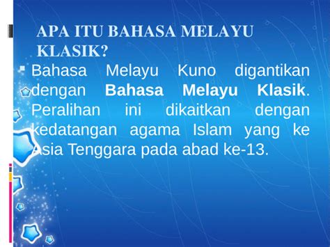 Kamus bantu bahasa arab buku دروس اللغة العربية kelas x ma k13 muhammad amin|s.pd.i. Fungsi Bahasa Melayu Klasik Sebagai Lingua Franca Dan