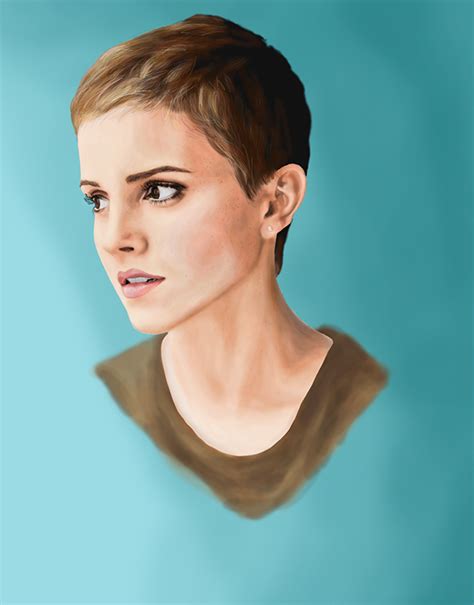 Digital Painting Emma Watson On Behance
