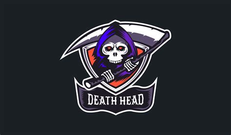Death Grim Reaper Logo Template Vector Download