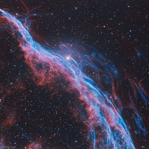 Esplaobs Ngc 6960 The Witchs Broom Nebula Image Credit And Copyright