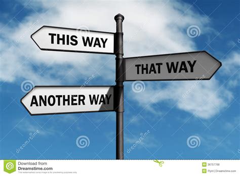 Which Way To Go Stock Photo Image Of Control Directional 36757768