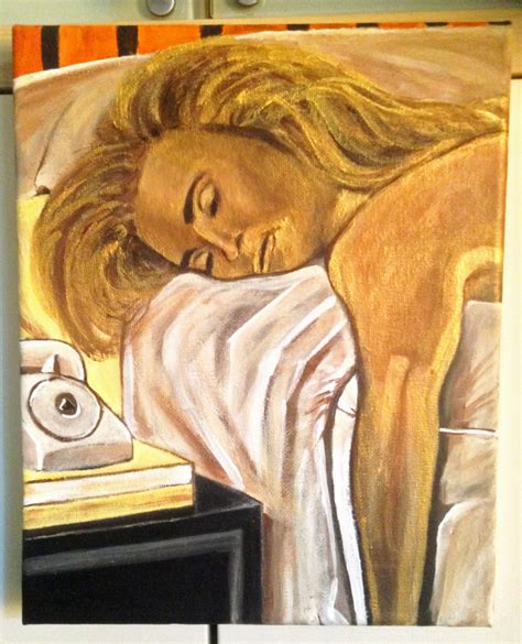 My James Bond Characters Painting Project Jill Masterson In Goldfinger