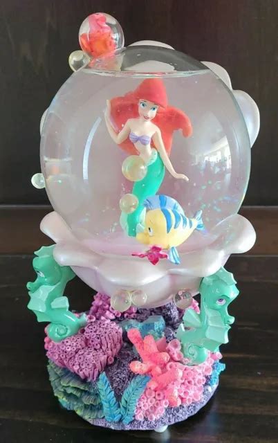 Disney 1988 Little Mermaid Ariel Under The Sea Tune Musical Snow Globe 27736 99 99 Picclick