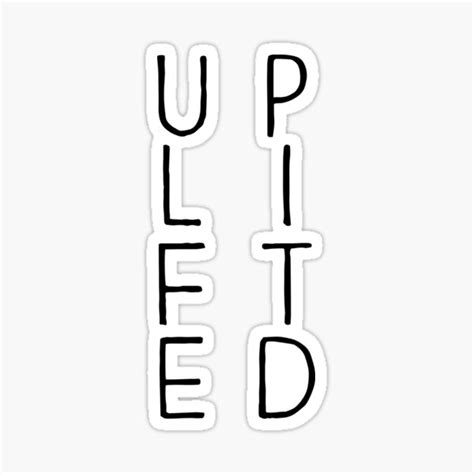Inspirational Quote Uplifted Sticker By In3pired Redbubble