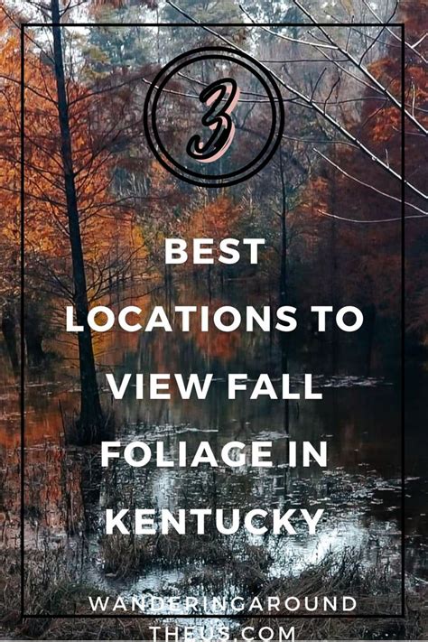 3 Best Locations To View Fall Foliage In Kentucky Fall Foliage Best