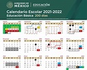 Calendario SEP Ciclo escolar 2021-2022 - Soy Mama Blog