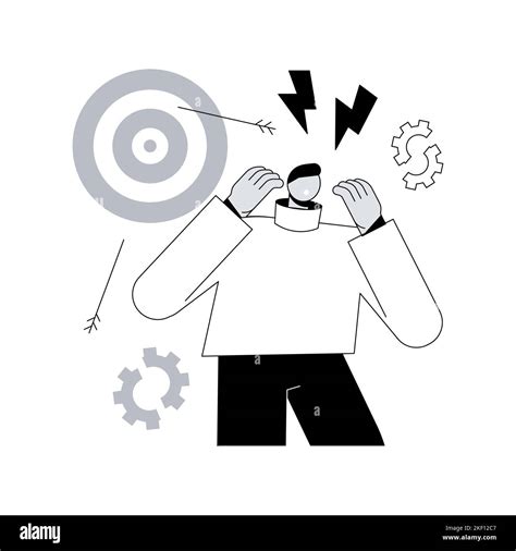 Frustration Abstract Concept Vector Illustration Depression Treatment