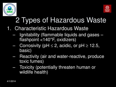 Ppt Usc Eh S Hazardous Waste Training Powerpoint Presentation Id