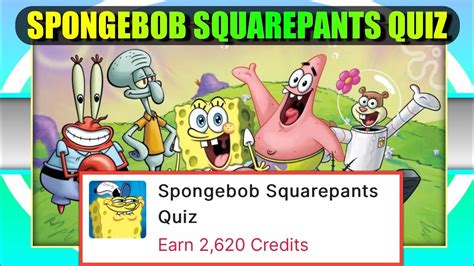 Spongebob Squarepants Quiz Answers Spongebob Squarepants Trivia Quiz