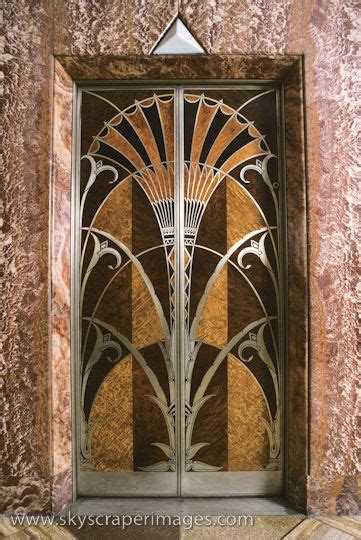 Elevator Door Chrysler Building New York Art Deco Tiles Art Deco