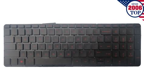 Us Backlit Keyboard Red For Hp Pavilion Beats 15 P Series Ebay