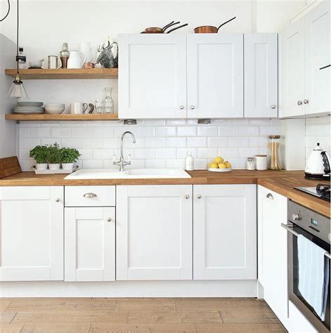 30 Modern White And Wood Kitchen