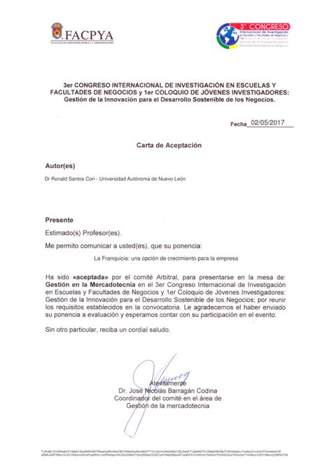 Modelo De Carta De Aceptacion De Practicas Pdf Document Kulturaupice