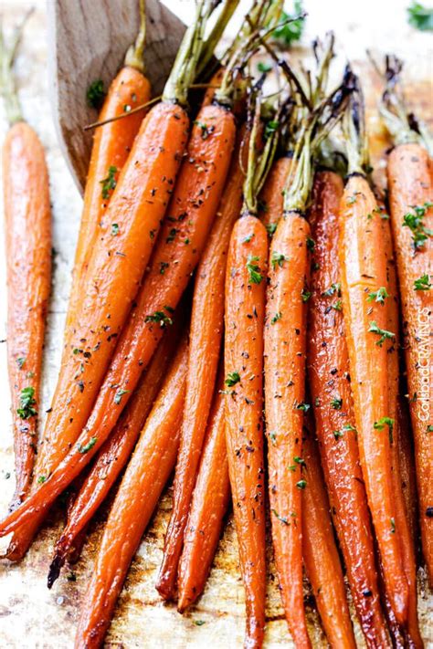 Tender Sweet And Savory Secret Ingredient Honey Garlic Roasted Carrots