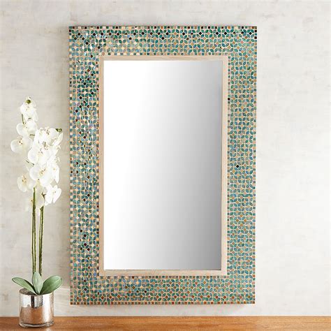 Teal Mosaic Mirror Pier 1 Imports Mirror Mosaic Mosaic Wall Mosaic