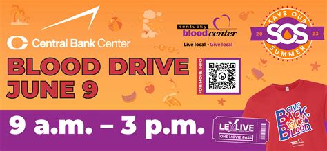 Save The Summer Blood Drive | Central Bank Center