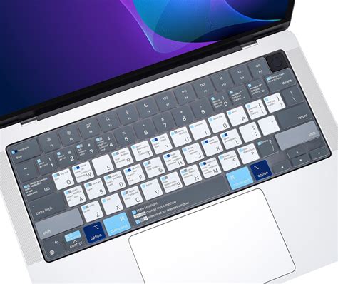 Buy Keyboard Cover With Mac Os Shortcut Hot Keys For Apple Macbook Pro