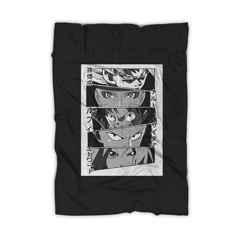 Cool Best Anime Naruto One Piece Dragon Ball Blanket
