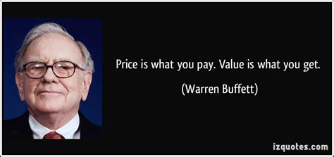 🔥 Download Price Is What You Pay Value Get Warren Buffett By