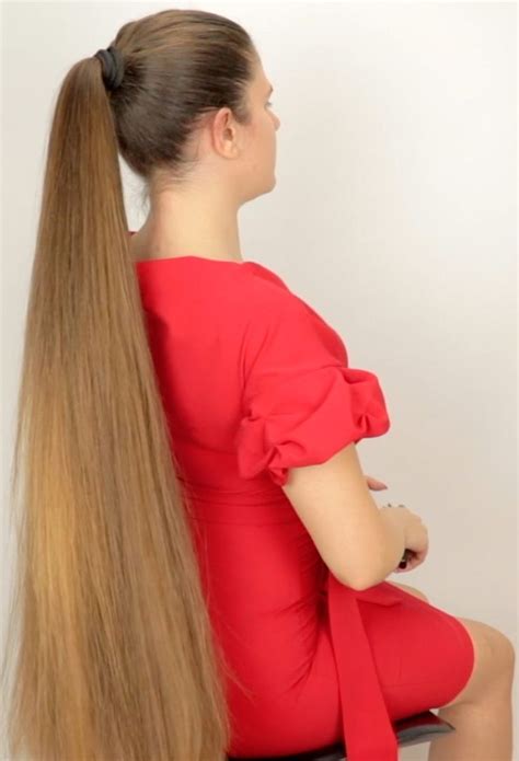 VIDEO Tight High Ponytail Long Hair Ponytail Straight Hairstyles