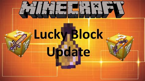 Minecraft Lucky Block Mod Update Youtube