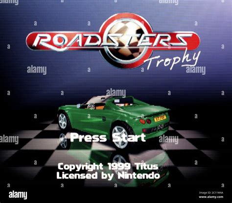 Roadsters Trophy Nintendo 64 Videogame Editorial Use Only Stock
