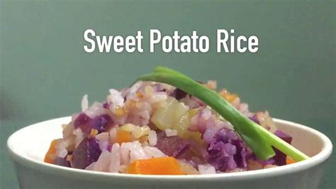 Healthy Purple Sweet Potato Rice Recipe Adrian Video Image
