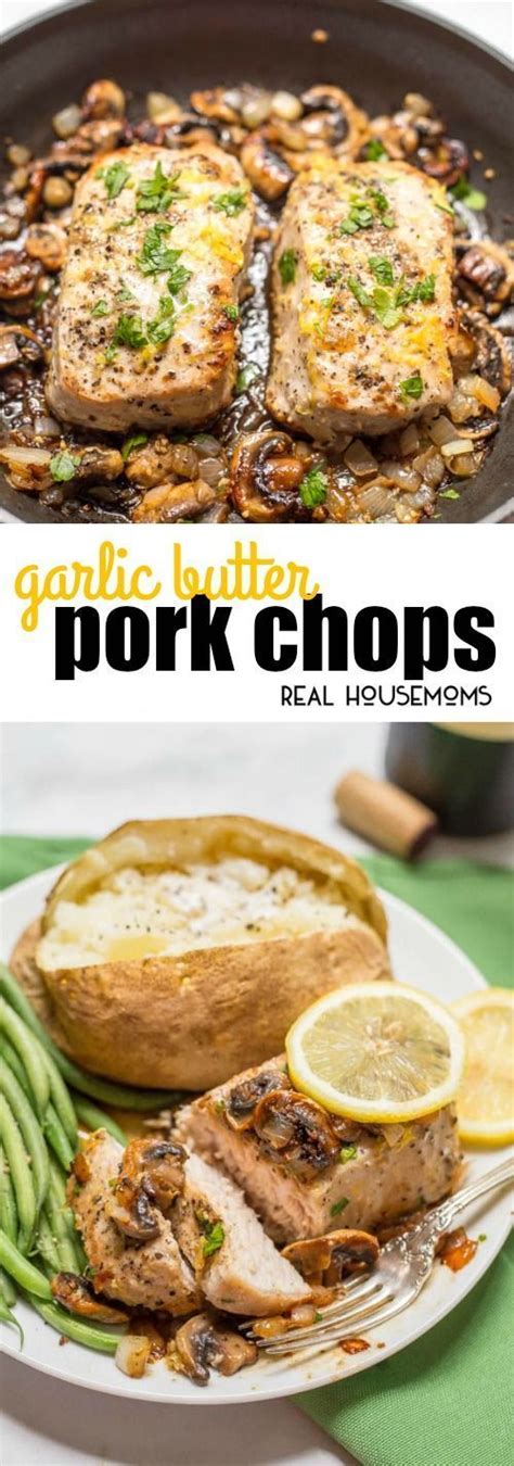 Once they are flipped, add the garlic, onions, and fresh herbs like rosemary. Garlic butter pork chops are an easy one-pan recipe with a ...