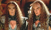 Barbara March and Gwynyth Walsh as Lursa and B'etor, the Duras sisters ...