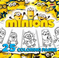 Get Minionized 25 Coloring Pages For Minion Fans Of All Ages