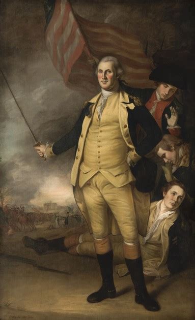 George Washington At The Battle Of Princeton Pp222