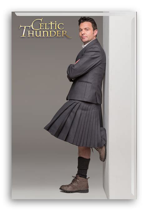 Celtic Thunder Ryan Kilt Jumbo Magnet Celtic Thunder Store