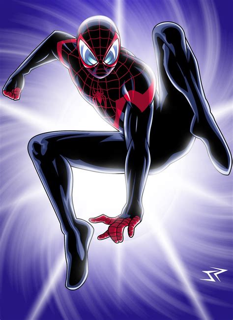 Ultimate Spiderman Miles Morales Art By Jonathan Piccini Miles