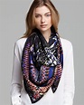 Lyst - Jane Carr Snake Silk Square Scarf in Purple