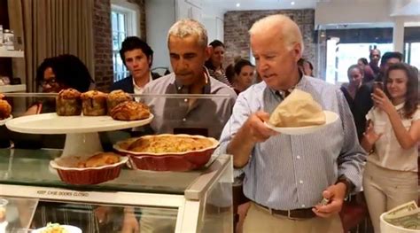 Barack Obama Joe Biden ‘reunite For Lunch At Bakery Stun Customers